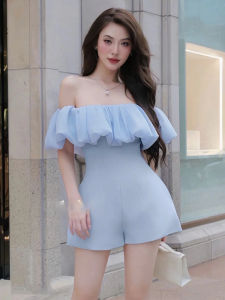 Ruffled Off-Shoulder Jumpsuit
