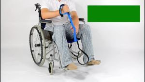 102cm Leg Lifter Strap with Handgrips and Foot Loop: Medical Foot Lift After Surgery Support