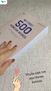 Kesaint Blanc - Buku Belajar Bahasa Korea My First 500 Korean Words - Belajar 500 Kata Dasar