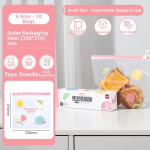 deli | Food-grade Refrigerator Ziplock Storage Sealing Fresh Bag
