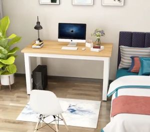 โต๊ะทํางาน โต๊ะคอม OFFICE COMPUTER DESK โต๊ะออฟฟิศ วัสดุทําจากโครงเหล็ก โต๊ะวางโน๊ตบุ๊ค