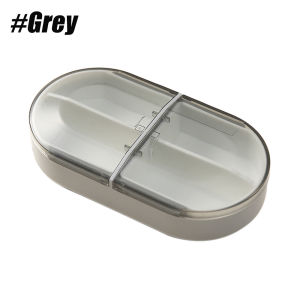 Portable Travel Pill Organizer Case for Pocket Daily Pill Box BPA Free Plastic Medicine Vitamin Holder Container 4 Compartments