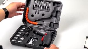 Máy bắn vít cầm tay mini 2 chiều dùng pin sạc Tua vít điện Tuốc nơ điện dùng dây sạc USB máy xoáy ốc khoan đục