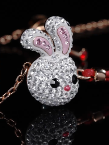 💖Swarovski💖Zodiac Rabbit diamond bracelet S925 sterling silver womens fashion bracelet hypoallergenic and non-allergenic Valentines Day gift birthday gift for girlfriend and bestie