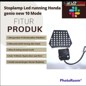 stoplamp running genio 10 mode pnp