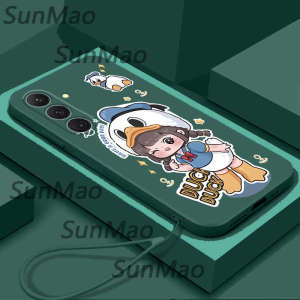 For Samsung A55 5G Case Cartoon Girl Cover CHA30