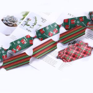 12Pcs Pull Bow Flower Pull Tie Ribbon For Christmas Holiday Gift Box Packaging Ribbon Stereoscopic Spherical Hand Pulled Flower