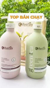 [Nhập Khẩu Chính Hãng] Dầu Gội Xả Eillyelsty Green Tea Trà Xanh 800ml Phục Hồi Hư Tổn Nuôi Dưỡng Tóc Chắc Khoẻ Mềm Mượt Giảm Xơ Rối