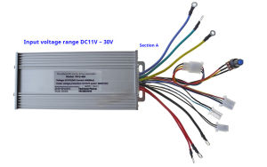 XMSJ | 900W/1800W High Power Brushless Motor Drive Sensor/Sensorless DC Motor Controller for Three-phase Brushless DC Motor with Hall