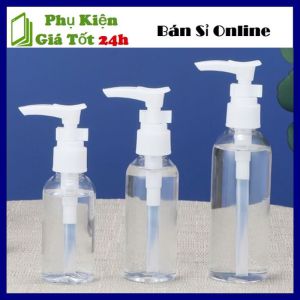 Chai Nhựa Pet Vòi Nhấn 50ML 1000ML - Chai Chiết Mỹ Phẩm Dầu Gội Sửa Tắm Gel Rửa Tay - Lọ Nhựa PET Chiết Sữa Tắm Mang Du Lịch
