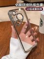 Huawei Pura70pro New Model Silicone Phone Case with Lens Film Full Cover Transparent Protective Shell for Couples Simple Modern. 