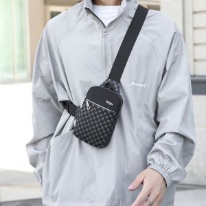 Mini Fashionable Casual Mens Crossbody Phone Bag Small Leisure Shoulder Bag Male Slant Bag Male Small Backpack