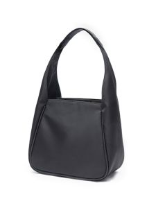 Casual Oxford Cloth Underarm Bag Womens Handbag Square Ins Small Bread Black Soft Handle Bucket Shape Nylon Material Zipper Closure