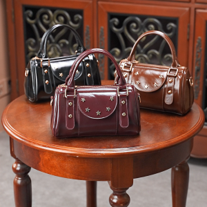 LUNERA - Tas Selempang Wanita Kulit PU Tali Panjang Bisa Diatur - Noir Galaxy