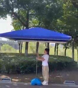 2M*2M Big Umbrella For Business Canopy Garden Patio Umbrella Outdoor Protection Thickened Square Parasol Umbrella