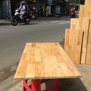 Gỗ ghép cao su 40x80x18mm làm bàn kệ giá sách