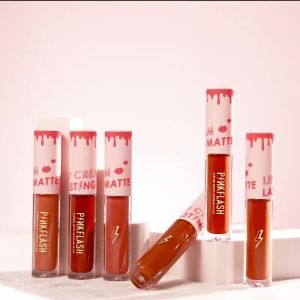 PINKFLASH (L04) PinkDiary Velvet Matte Lipstick Lip Cream Smooth High Pigment Lasting Tahan Air Lipstik