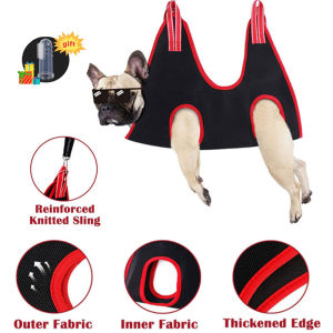 Sentexin Dog Cat Grooming Hammock Fixed Bath Bag for Nail Cutting Anti Scratch Cat Trimming Restraint Bag Cat Beauty Hanging Pet Supplies