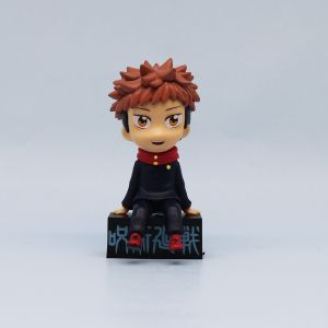 Bandai | New Bandai Gojo Satoru Jujutsu Kaisen Q Version Figures - Itadori Yuji Anime Merchandise Ornaments Fan Collectibles Room Deco
