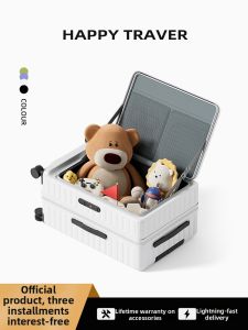 JR&BL | Expandable Large Capacity Password Protected Suitcase