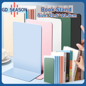 2PCS L-shaped Simple Style Metal Bookends Iron Support Holder Desk Organizer Desktop Book Holder