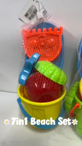 Children Beach Sand & Water Toys Set 7-in-1 | Outdoor Summer Play Toy | 儿童海边沙滩玩具套装 ✨READY STOCK✨