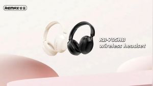 REMAX RB-705HB Wireless V5.4 Bluetooth / Wired Over Ear Foldable Headset 800mAh Extra Bass support TF Card Headphone