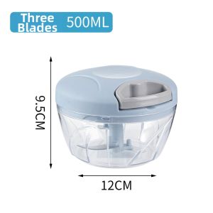 New Manual Garlic Crusher Mincer and Meat Grinder Hand-Pulled