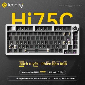LEOBOG | Bộ Bàn Phím Nhôm Tùy Chỉnh với Công tắc Xing Shi và Kết nối 3 Chế độ 2.4G