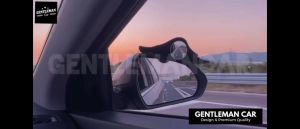 Spion 2 in 1 Talang Air + Kaca Blind Spot Carbon Pelindung Blindspot Mini Mobil