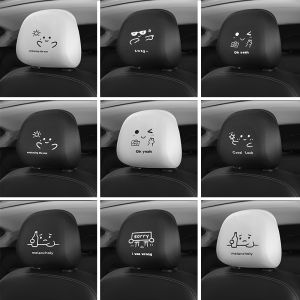 Car Seat Headrest Protective Cover Anti-Dirty Pillowcase Cover Car Pillow Cap All Year Round Neutral All-Inclusive Seat Headcover