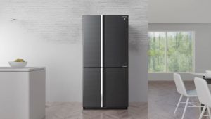 สมาชิกที่ใช้ส่วนตัว 4 ประตู MULTI DOOR SHARP ตู้เย็น ชาร์ป 20.2 คิว รุ่น SJ-FX57GP Freezer ใหญ่ ราคาถูก