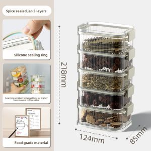 ZHIFAN | Food Grade Multi-layer Sealed Spice Container