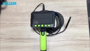 360 ° Camera Nội Soi HD 1080P Xoay Tự Động Màn Hình 5 Ống Kính Kép/ba Ống Kính Chống Nước Kiểm Tra Ô Tô Borescope Với Hộp Đựng Dụng Cụ