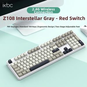 ikbc | Office and Gaming Mechanical Keyboard 108 Keys Wired/Wireless Silent