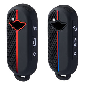 Silicone Car Key Protector Case for Bmw Mini Countryman Cooper One 2023 2024 Rubber Auto Remote Cover Keychain Accessories Shell