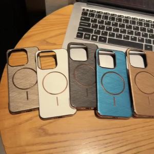 Original Golden Silk Wrinkle Texture For Magsafe Case For OPPO Find X9 X8 X8S Pro Ultra Shockproof Magnetic Frosted Bumper Cover