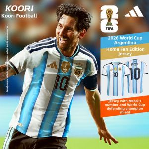 adidas | Argentina 2026 World Cup Home Messi Printed Soccer Jersey