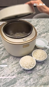 ELBA Rice Cooker Stainless Steel Inner Pot 1.5L Microcomputer ERC-S1586D(WH) MULTI Porridge Soup Steam Brown Rice