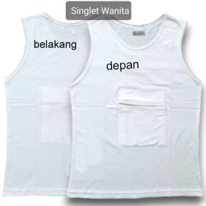 Kaos Kantong Depan Kaos Haji Pria Singlet Wanita Kaos Dalam Umroh