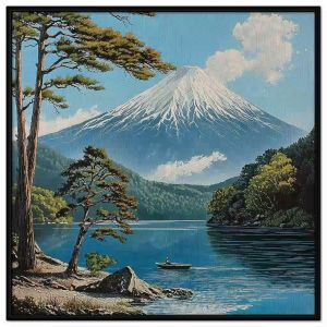 Tranh phong cảnh núi phú sĩ quà tặng mừng thọ.Tranh treo tườngdán tườngsơn dầucanvasCGI-1745