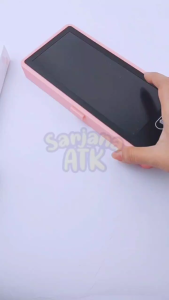 Tempat Pensil LCD Drawing Pen Case Gradasi Stationery Box With Writing Pad