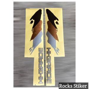 Stiker Hi-Grade versi lama & hi grade baru mobil Isuzu panther minibus 1997-1998 satu set kanan & kiri / sticker higrade new & old Car aksesories