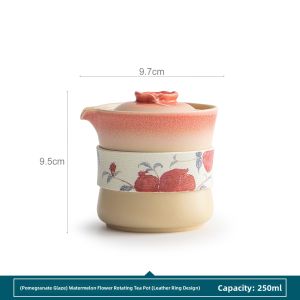SANXUN | Portable Outdoor Lazy Tea Set with One Pot and Three Cups