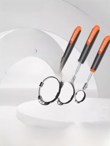 Steel Shield Universal Retractable Inspection Mirror with Light for Automobile Bottom Check Repair Maintenance Mirror