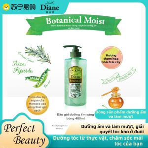 Diane Natural Extract Shampoo No Silicone Soften Brighten Family Pack 2169 Hạt Dầu Dưỡng Ẩm Cho Tóc Mềm Mại Và Bóng Mượt
