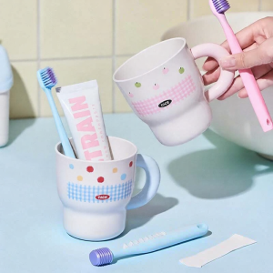 High Aesthetics Couple Toothbrush Cup