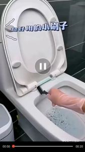 Ready stock  multifunctional bathroom gap cleaning brush bathroom window dead corner stiff brush kitchen strip household crevice brush