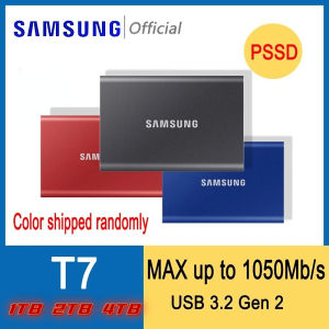Original SAMSUNG T7 SSD 1TB 2TB 4TB USB 3.2 Gen 2 External Solid State Drive/ Size 2.5" Max UP TO 1050MB/s for Gaming PC