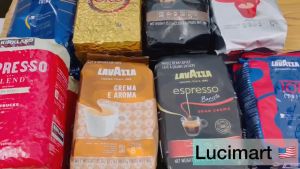Cà phê Ý Lavazza Espresso Gran Crema nguyên hạt Whole Bean gói 1kg [Hàng Mỹ]